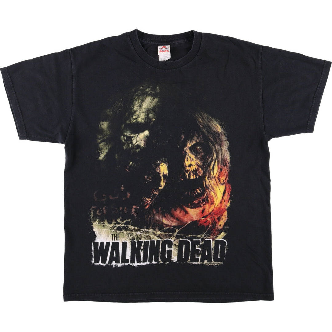ALSTYLE THE WALKING DEAD Movie T-Shirt, Men's Size L cotton black type Vintage Second Hand