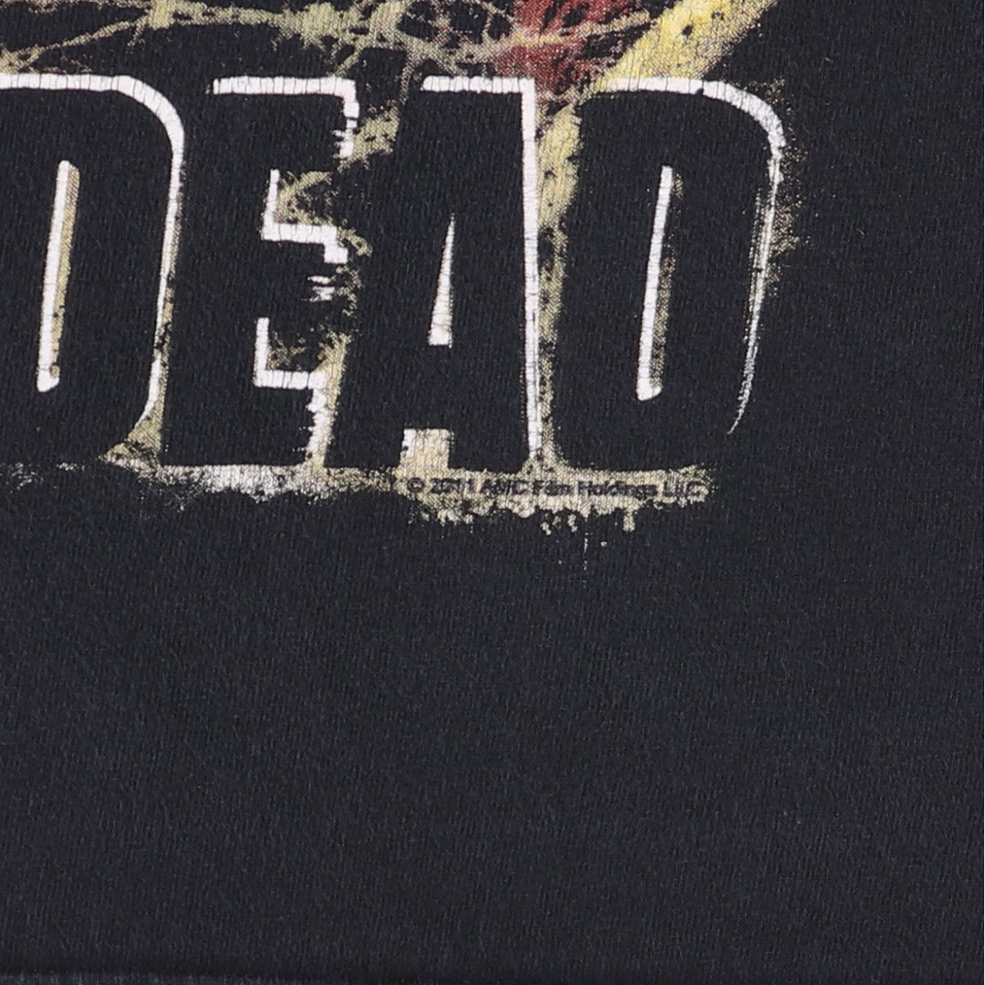 ALSTYLE THE WALKING DEAD Movie T-Shirt, Men's Size L cotton black type Vintage Second Hand