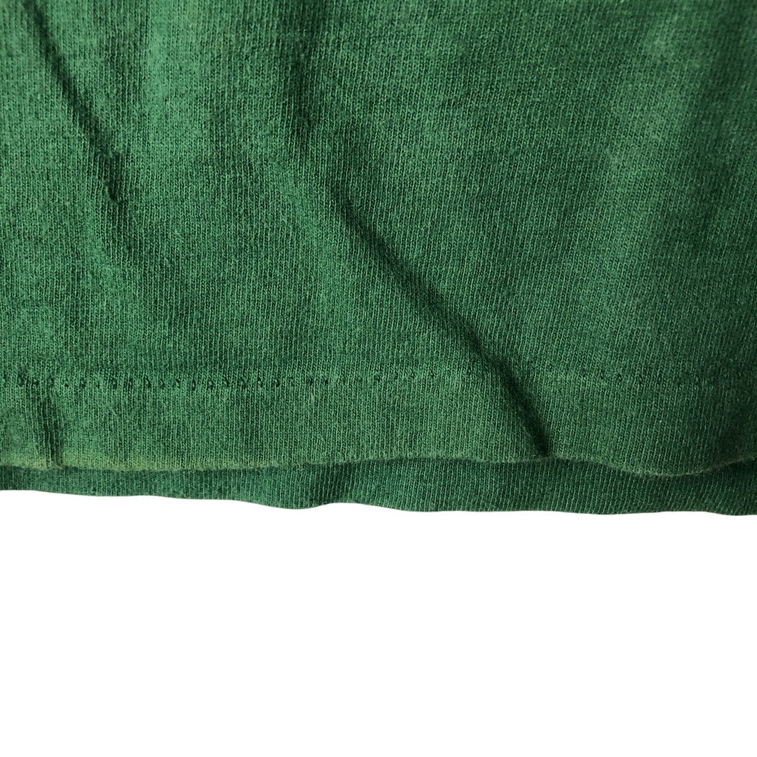 90'S ONEITA POWER-T Alien Embroidered T-shirt Made in USA Men's L Size Vintage cotton Green type dark green Vintage Second Hand