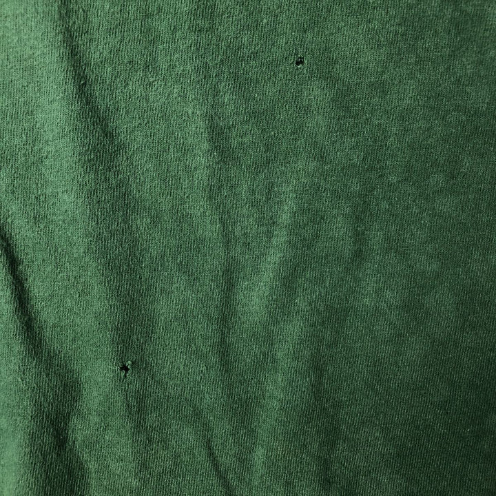 90'S ONEITA POWER-T Alien Embroidered T-shirt Made in USA Men's L Size Vintage cotton Green type dark green Vintage Second Hand