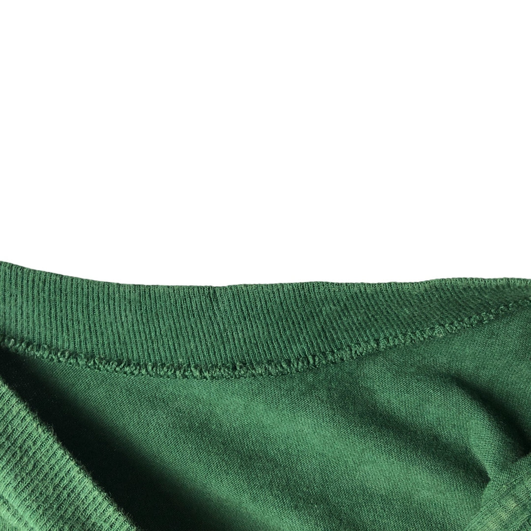 90'S ONEITA POWER-T Alien Embroidered T-shirt Made in USA Men's L Size Vintage cotton Green type dark green Vintage Second Hand