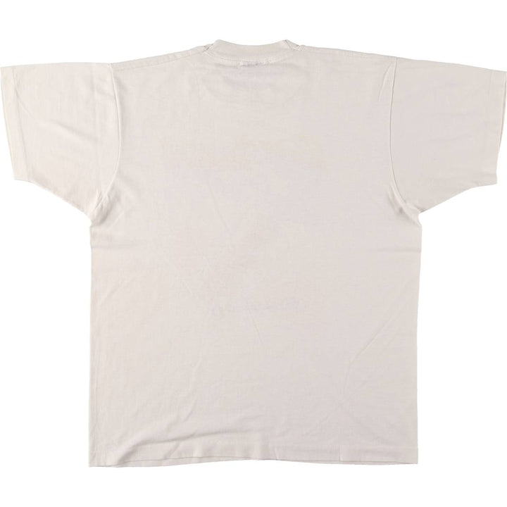 Vintage 90'S Screen Stars SNAP-ON Advertising T-Shirt, Made in USA, Men's Size L cotton white type Vintage Second Hand