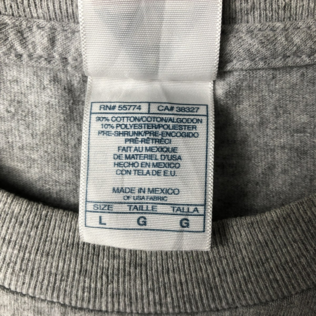 90s-00'S ALSTYLE Printed T-Shirt, Men's Size L cotton gray type Vintage Second Hand
