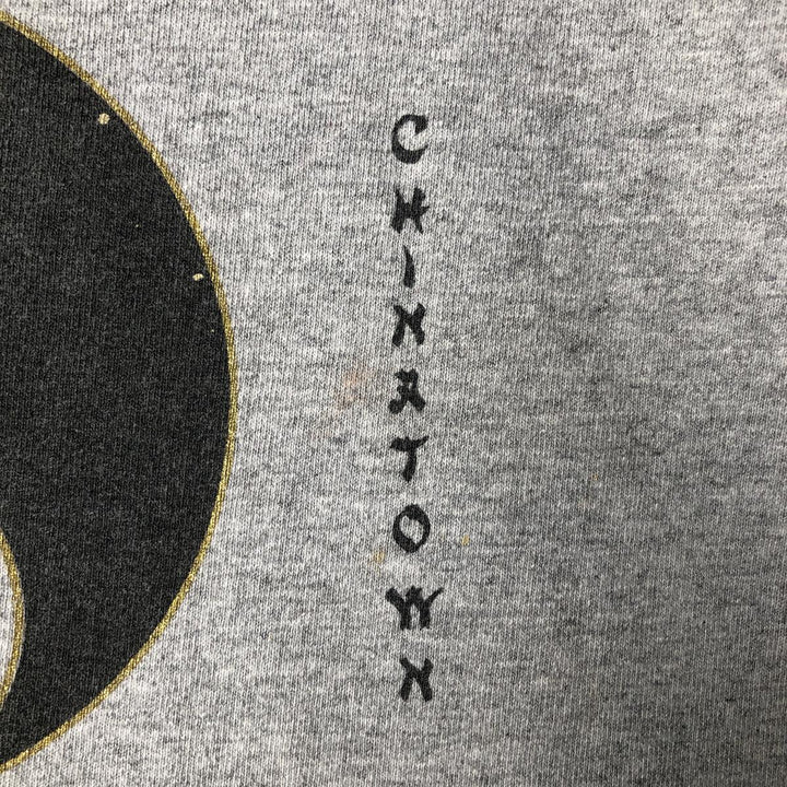 90s-00'S ALSTYLE Printed T-Shirt, Men's Size L cotton gray type Vintage Second Hand