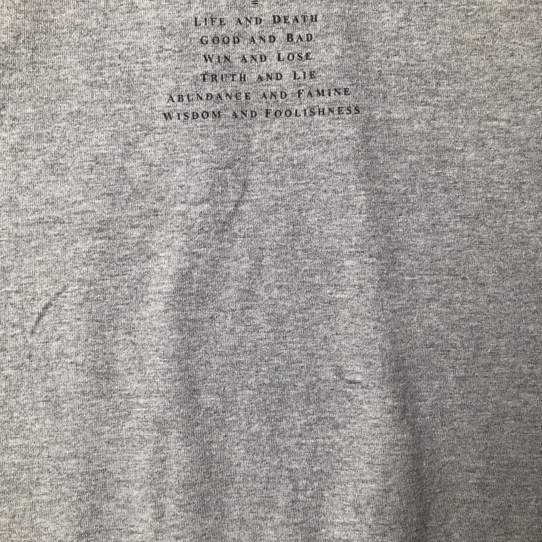 90s-00'S ALSTYLE Printed T-Shirt, Men's Size L cotton gray type Vintage Second Hand