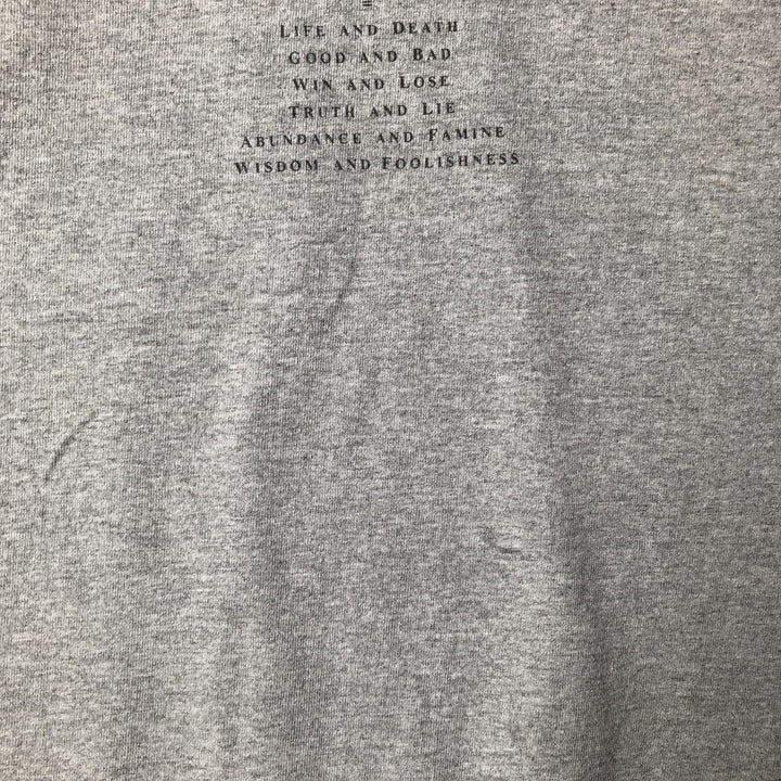 90s-00'S ALSTYLE Printed T-Shirt, Men's Size L cotton gray type Vintage Second Hand