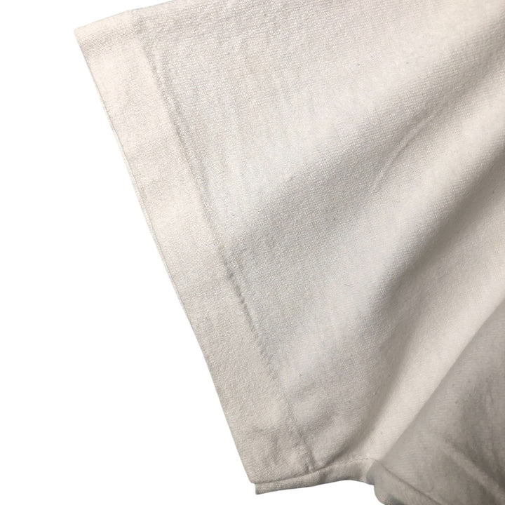 90'S Fruit of the Loom printed T-shirt, made in the USA, men's size L, vintage cotton white type Vintage Second Hand