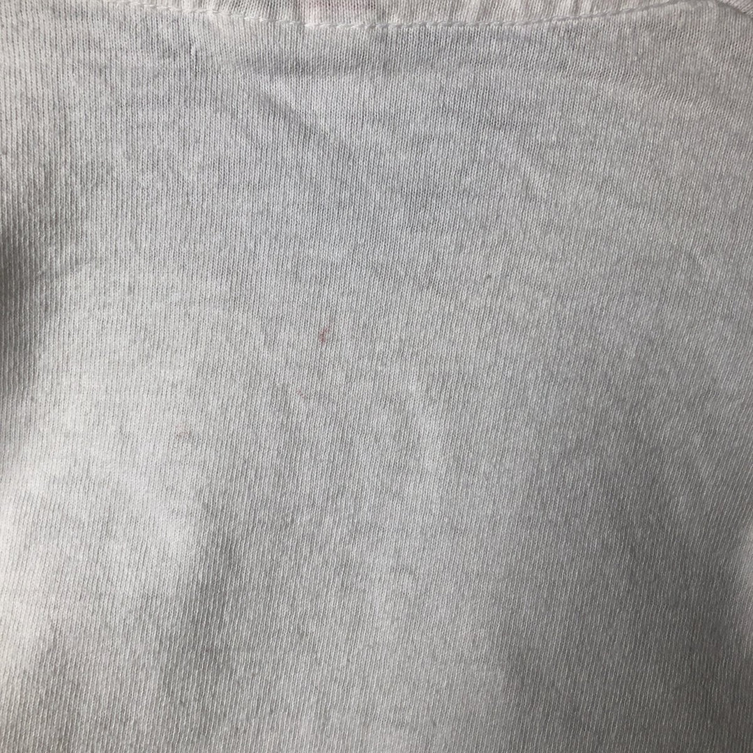 90'S Fruit of the Loom printed T-shirt, made in the USA, men's size L, vintage cotton white type Vintage Second Hand