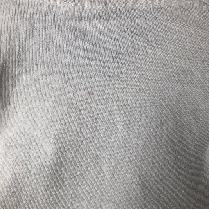 90'S Fruit of the Loom printed T-shirt, made in the USA, men's size L, vintage cotton white type Vintage Second Hand