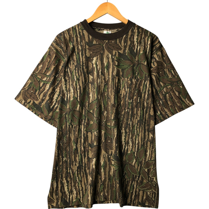90'S Red Head Realtree Camo Pocket T-Shirt, Made in USA, Men's Size XL, Vintage cotton Khaki type Vintage Second Hand
