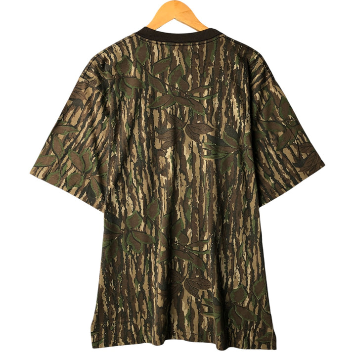 90'S Red Head Realtree Camo Pocket T-Shirt, Made in USA, Men's Size XL, Vintage cotton Khaki type Vintage Second Hand