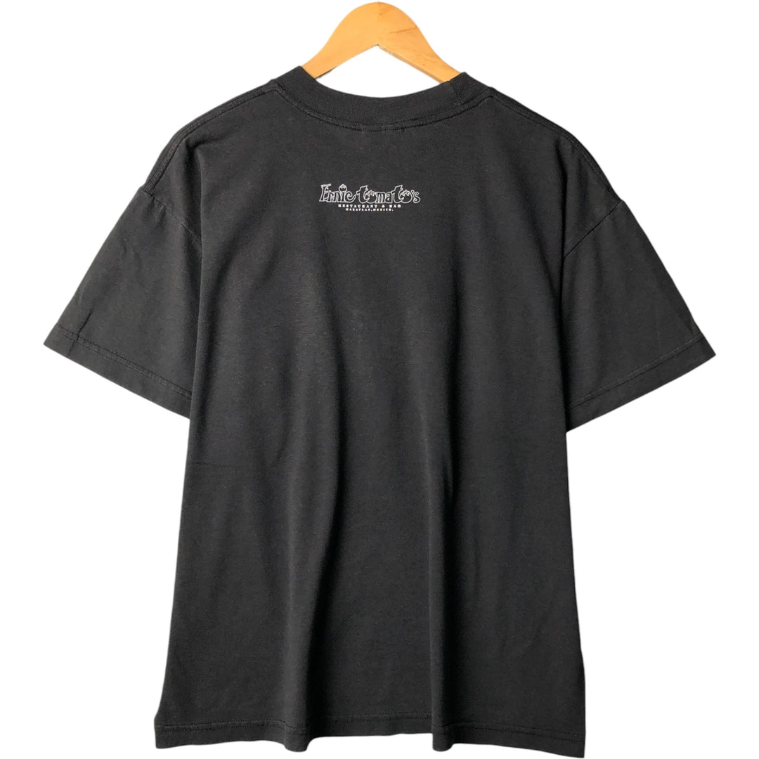 90s~00'S Hanes HEAVYWEIGHT 50 cotton Charcoal Vintage Second Hand