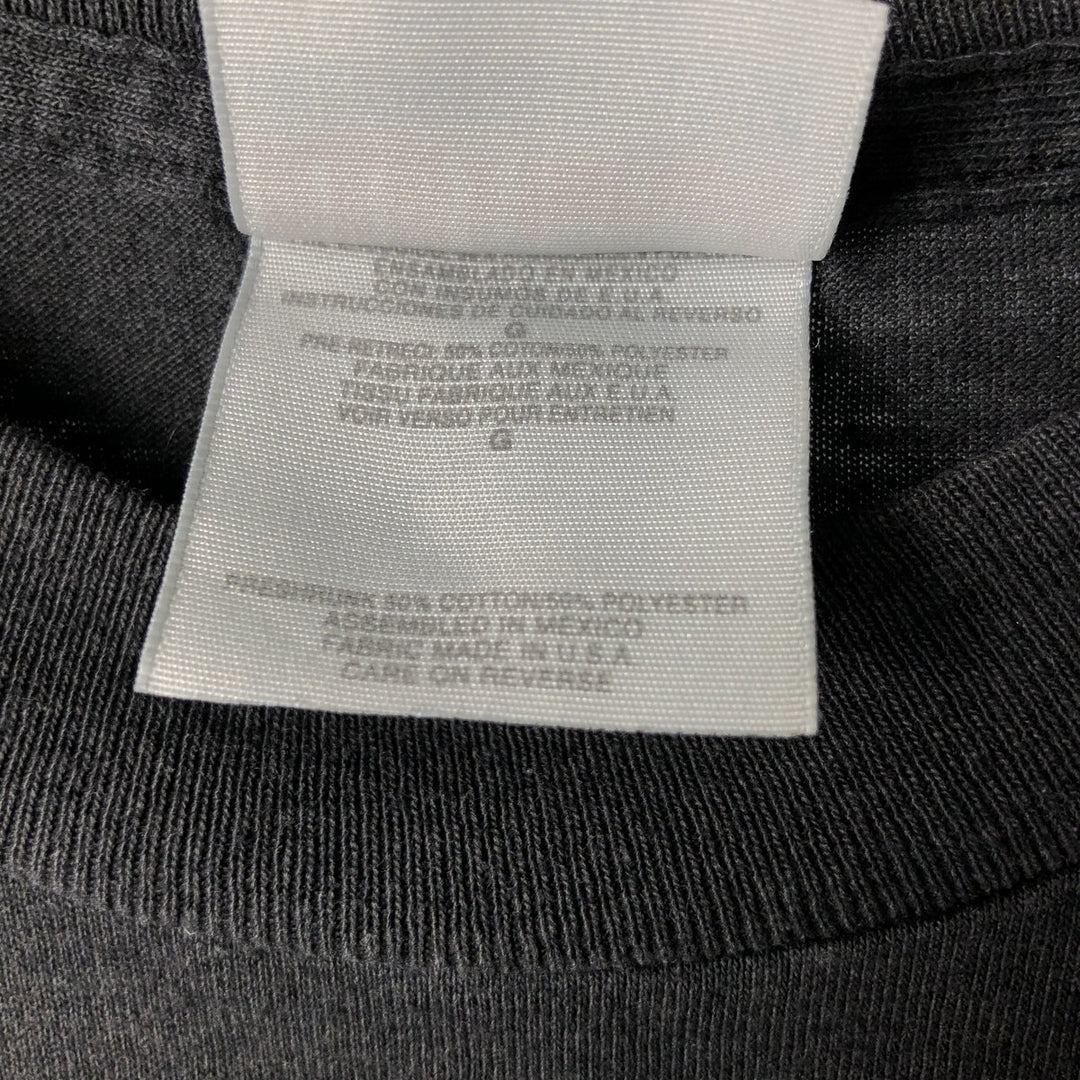 90s~00'S Hanes HEAVYWEIGHT 50 cotton Charcoal Vintage Second Hand