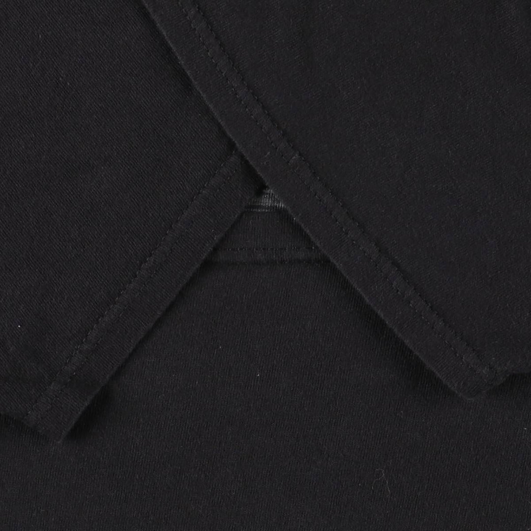 00's ZION JOHNNY CASH Johnny Cash Band T-Shirt Band T Made in USA Men's XL cotton black type Vintage Second Hand
