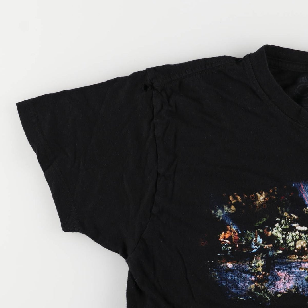 NIRVANA Nirvana Band T-shirt, Band T, Men's M size cotton black type Vintage Second Hand