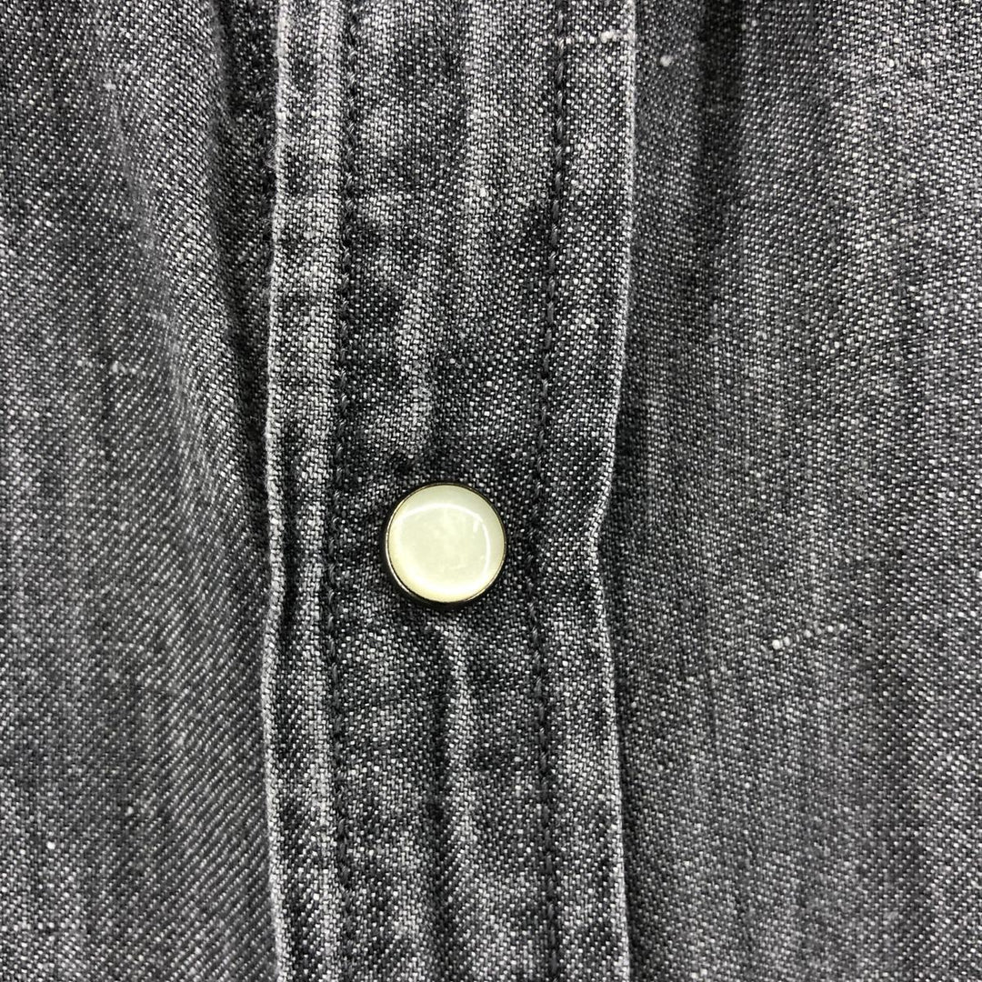 Ralph Lauren DENIM AND SUPPLY Short Sleeve Western Shirt Men's XL cotton Charcoal Vintage Second Hand