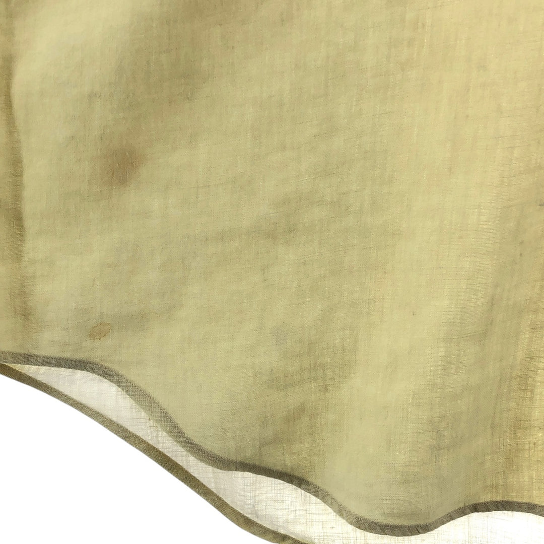 Ralph Lauren BLAKE short sleeve linen button down shirt, men's XL size linen ivory Vintage Second Hand