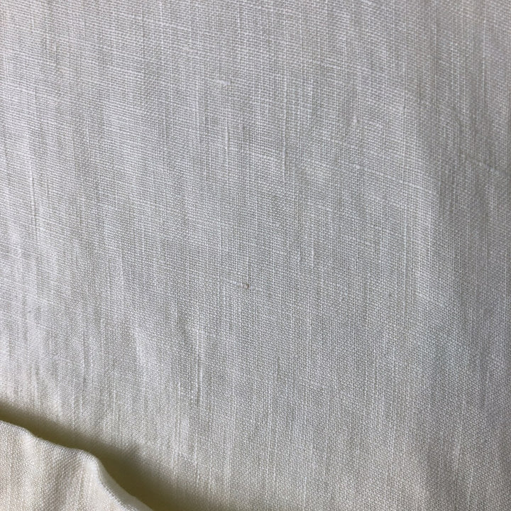 Barneys New York Short Sleeve Linen Shirt Box Shirt Made in Italy Men's S Size linen yellow type Vintage Second Hand