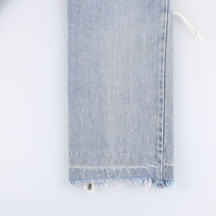 Levi's Custom Cut-Off Straight Denim Pants Women's M (w26) unclear Blue type light blue Vintage Second Hand
