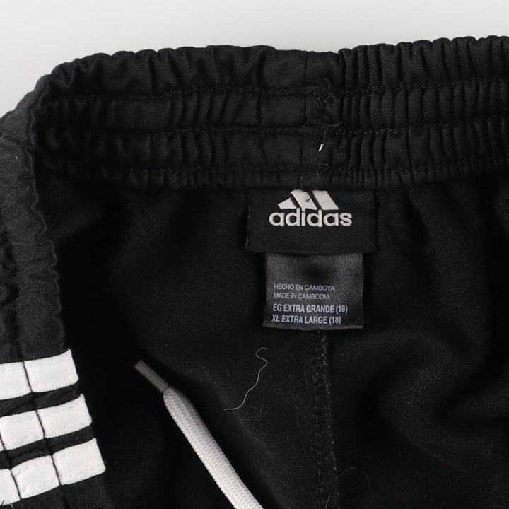 Adidas adidas jersey pants track pants women's XL equivalent polyester black type Vintage Second Hand