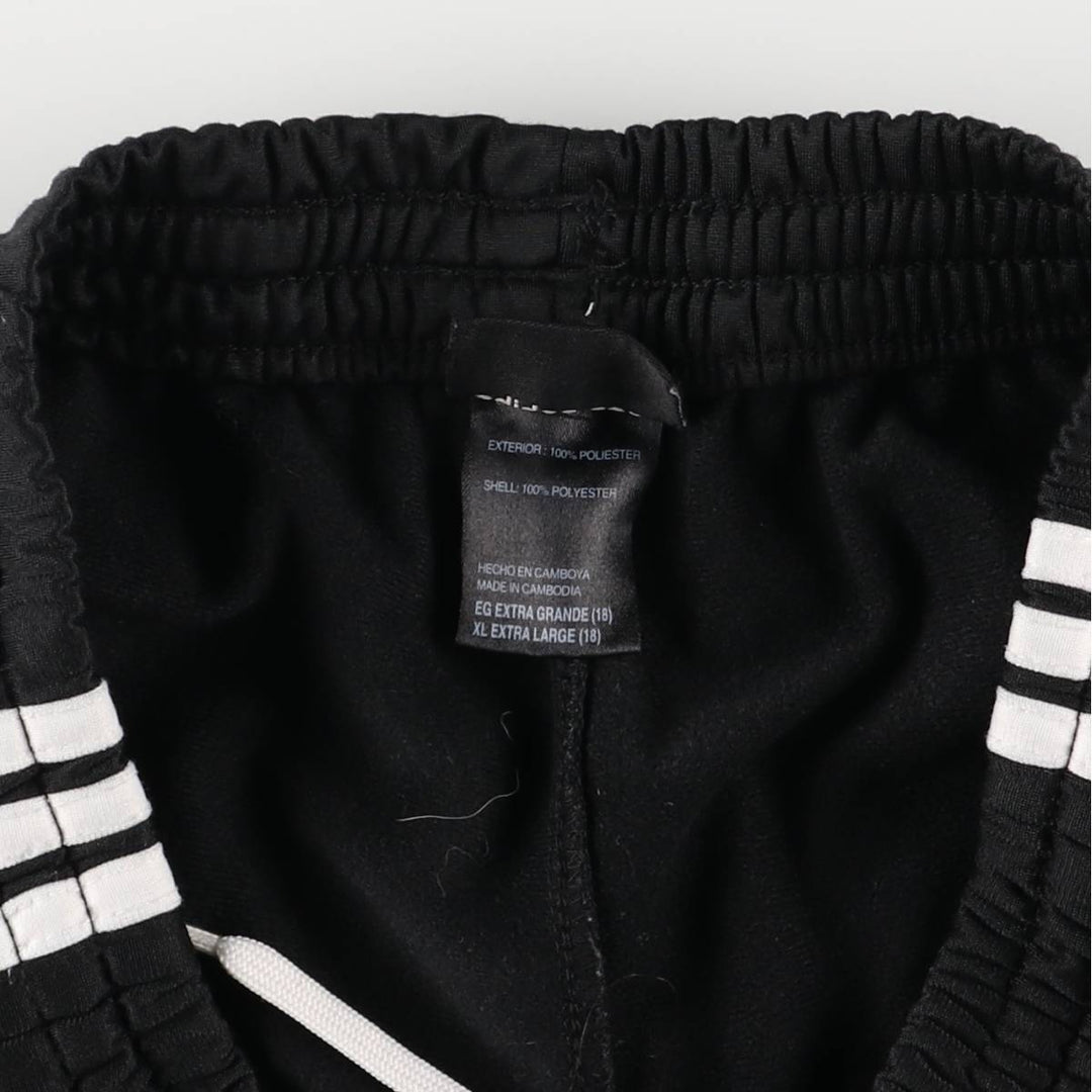 Adidas adidas jersey pants track pants women's XL equivalent polyester black type Vintage Second Hand