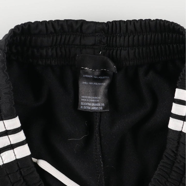 Adidas adidas jersey pants track pants women's XL equivalent polyester black type Vintage Second Hand