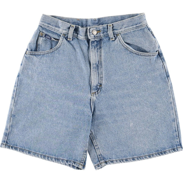 Lee denim shorts, made in the USA, women's size L (w30). cotton blue type Vintage Second Hand