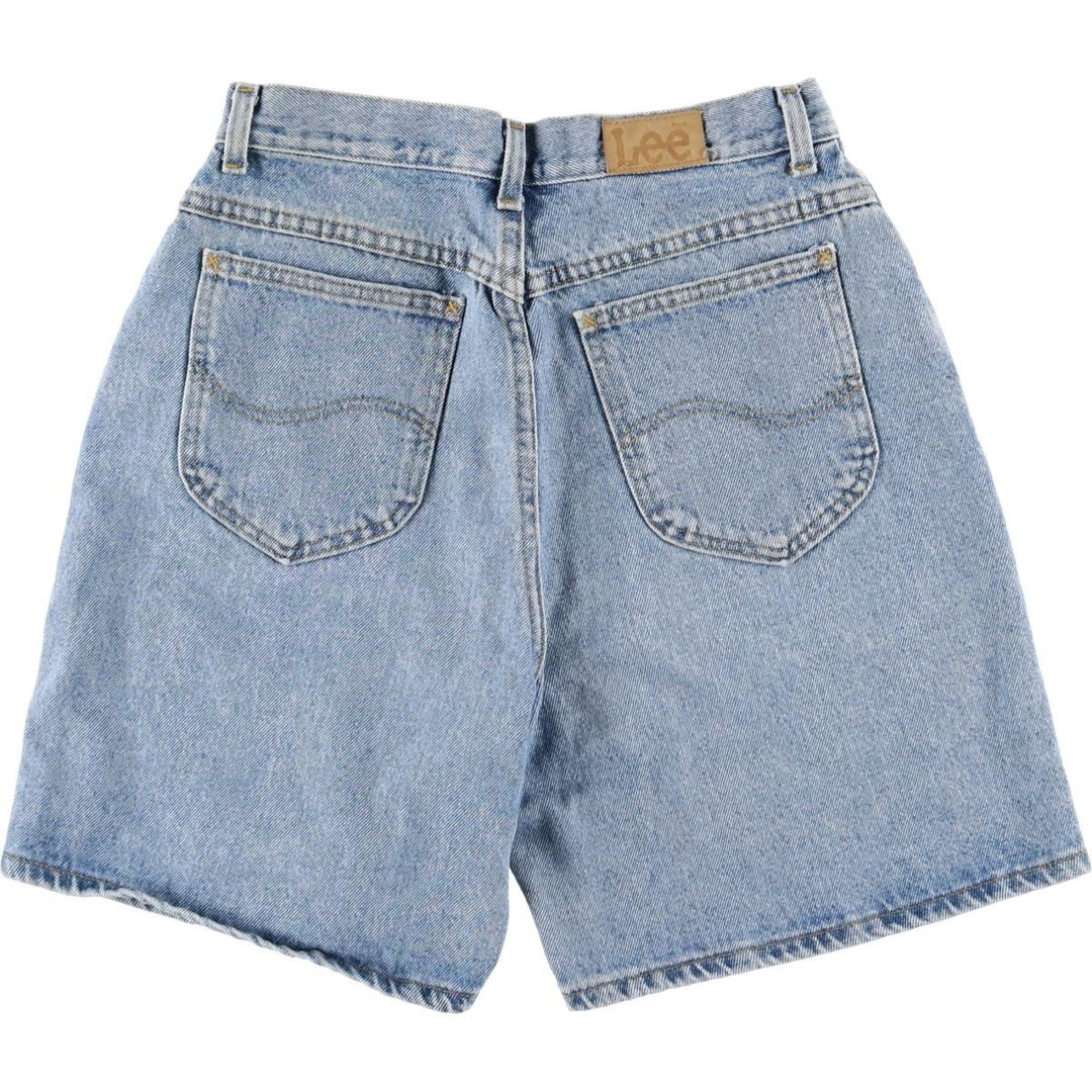 Lee denim shorts, made in the USA, women's size L (w30). cotton blue type Vintage Second Hand