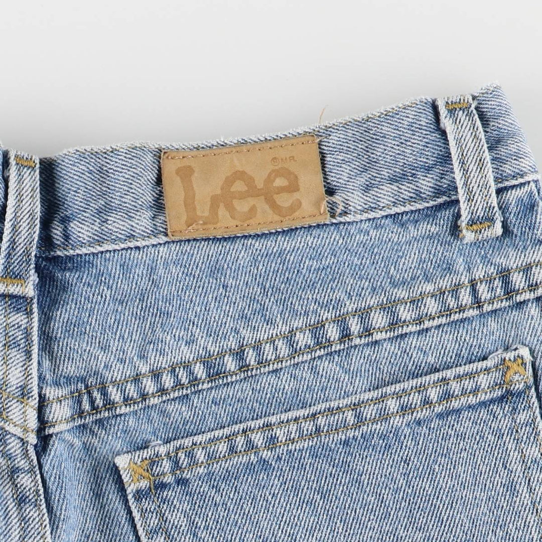 Lee denim shorts, made in the USA, women's size L (w30). cotton blue type Vintage Second Hand
