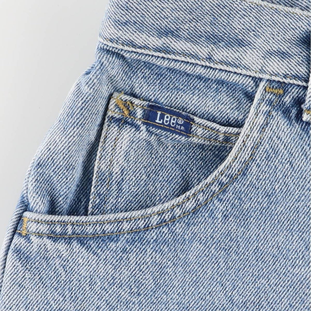 Lee denim shorts, made in the USA, women's size L (w30). cotton blue type Vintage Second Hand
