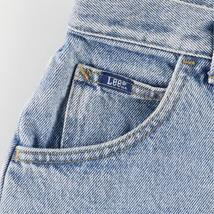 Lee denim shorts, made in the USA, women's size L (w30). cotton blue type Vintage Second Hand