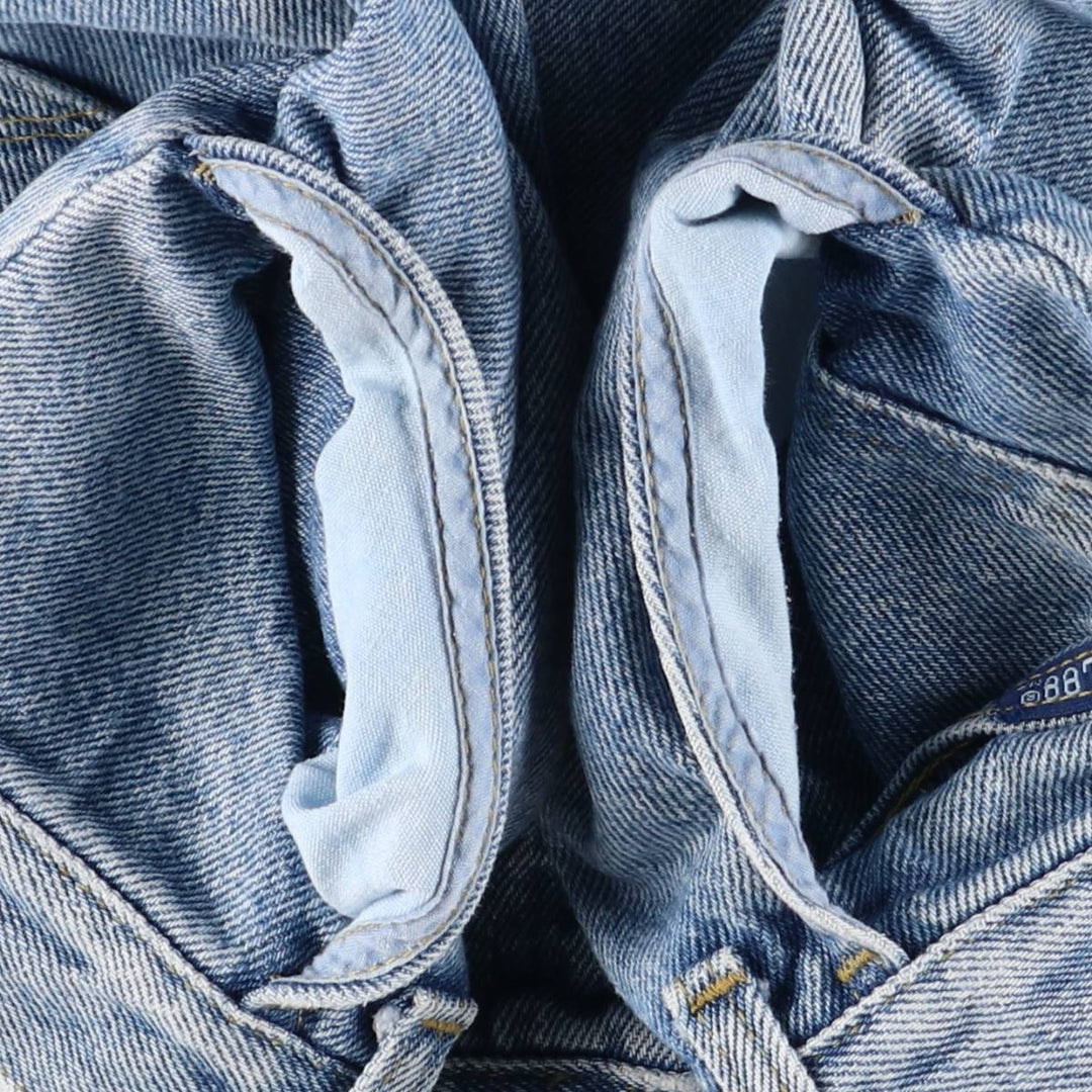 Lee denim shorts, made in the USA, women's size L (w30). cotton blue type Vintage Second Hand