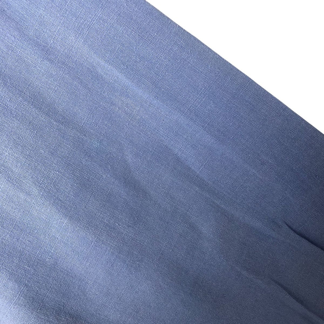 Ralph Lauren BLAKE long sleeve linen button down shirt, men's size L linen Blue type light blue Vintage Second Hand