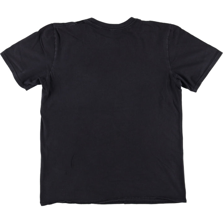 THE BEATLES The Beatles Band T-shirt Band T Men's M size cotton black type Vintage Second Hand
