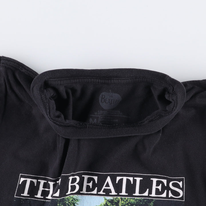 THE BEATLES The Beatles Band T-shirt Band T Men's M size cotton black type Vintage Second Hand