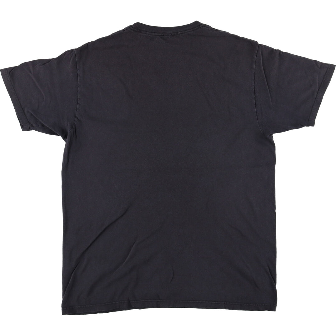 METALLICA Snake Pattern Python Pattern Band T-Shirt Band Tee Men's L size cotton black type Vintage Second Hand