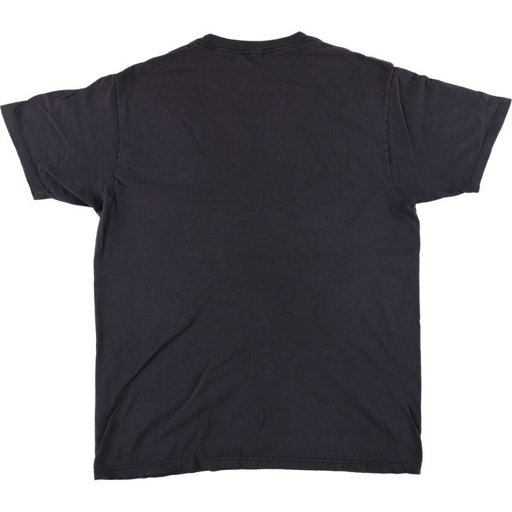 METALLICA Snake Pattern Python Pattern Band T-Shirt Band Tee Men's L size cotton black type Vintage Second Hand
