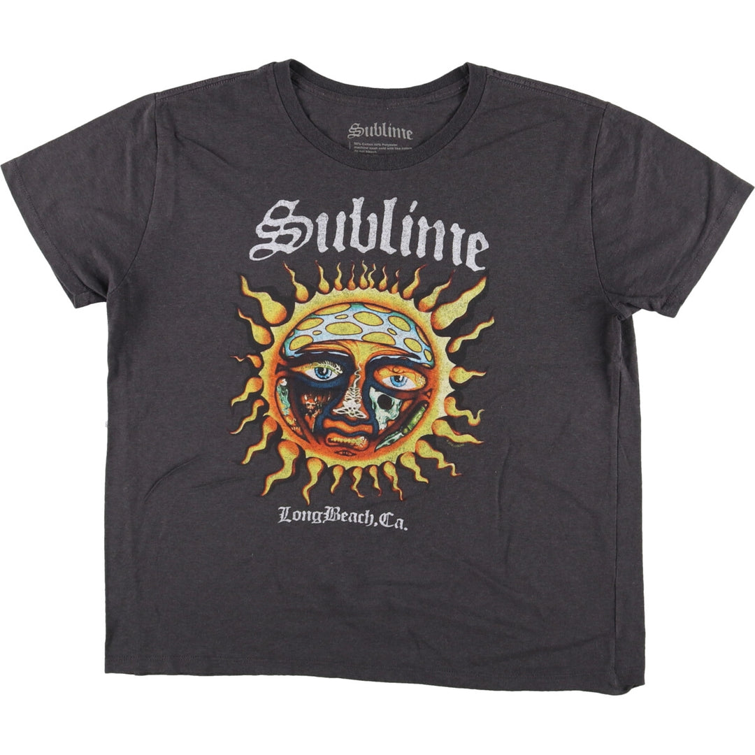 SUBLIME Band T-shirt, Men's L size cotton Charcoal Vintage Second Hand