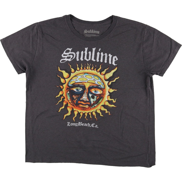 SUBLIME Band T-shirt, Men's L size cotton Charcoal Vintage Second Hand