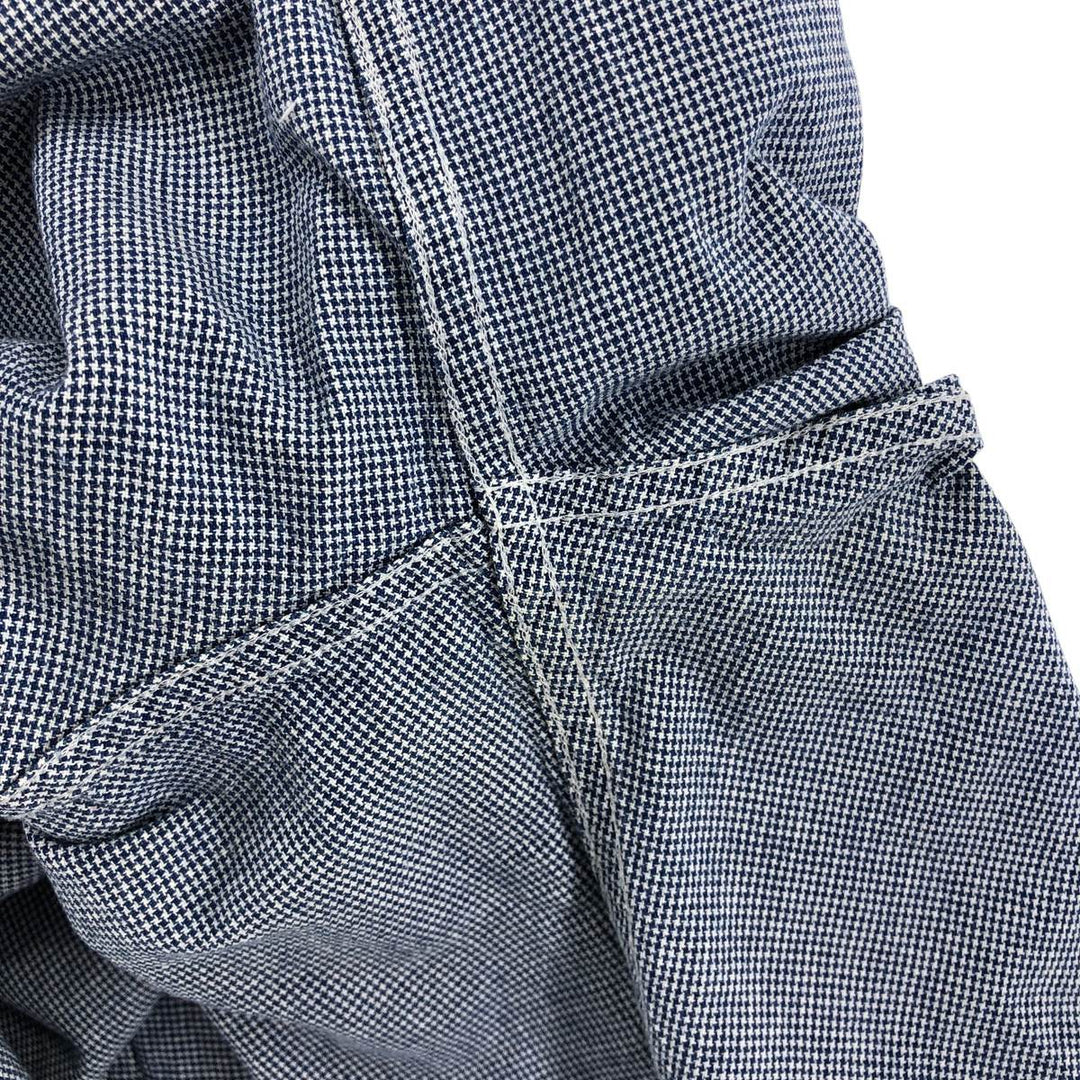 80s-90'S LLBean short sleeve button-down check shirt, men's size L, vintage cotton blue type Vintage Second Hand