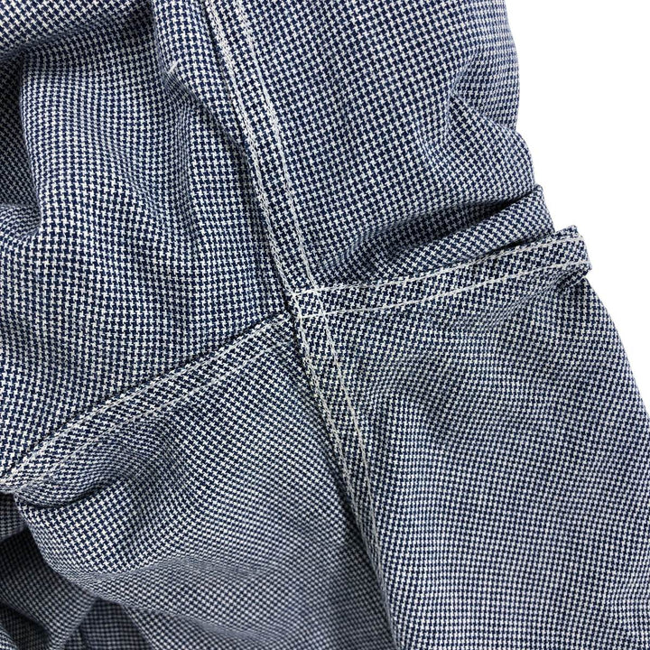 80s-90'S LLBean short sleeve button-down check shirt, men's size L, vintage cotton blue type Vintage Second Hand