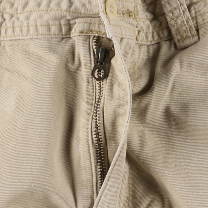 Ralph Lauren POLO by Ralph Lauren cargo shorts, half pants, men's size w36 cotton Beige type Vintage Second Hand