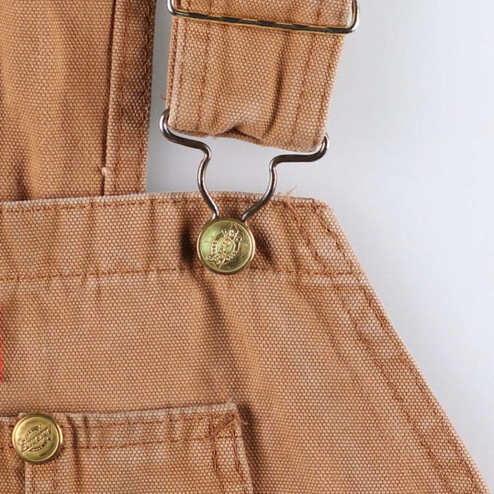Big size 90'S Dickies Duck Overalls for men, equivalent to w45 cotton brown type Vintage Second Hand