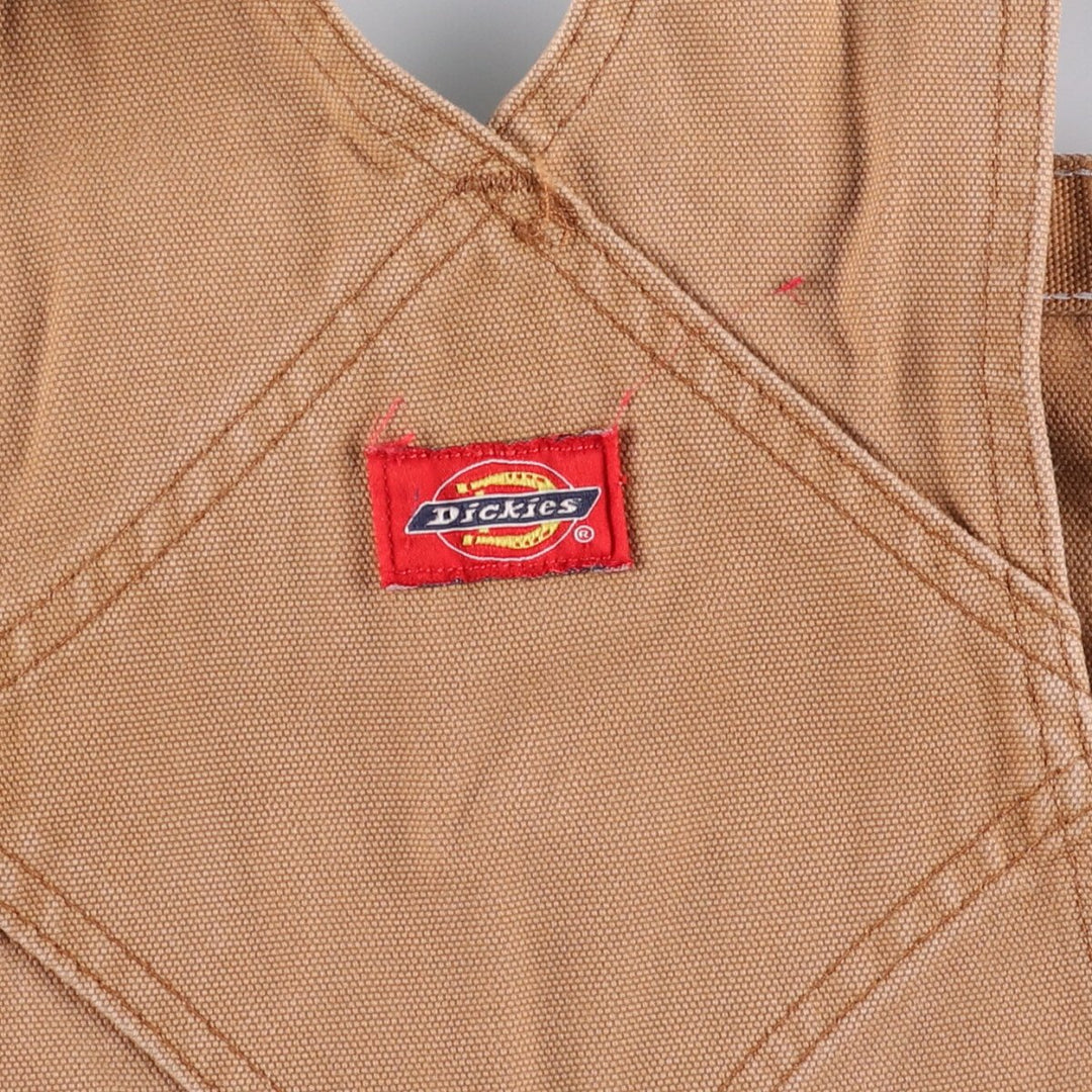 Big size 90'S Dickies Duck Overalls for men, equivalent to w45 cotton brown type Vintage Second Hand
