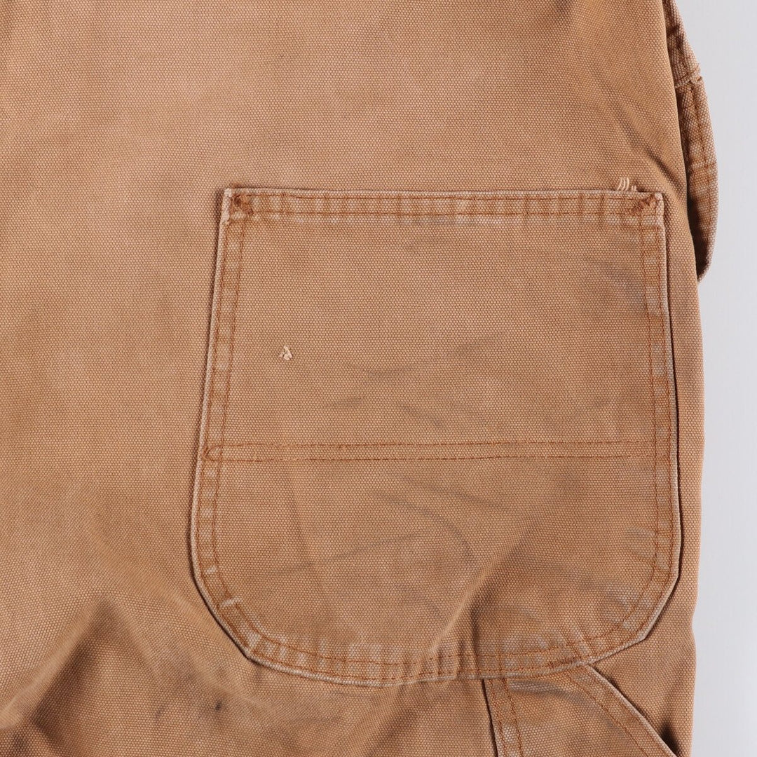 Big size 90'S Dickies Duck Overalls for men, equivalent to w45 cotton brown type Vintage Second Hand