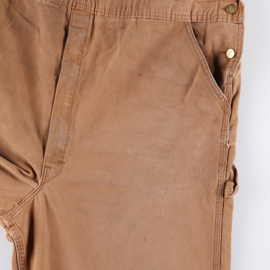Big size 90'S Dickies Duck Overalls for men, equivalent to w45 cotton brown type Vintage Second Hand