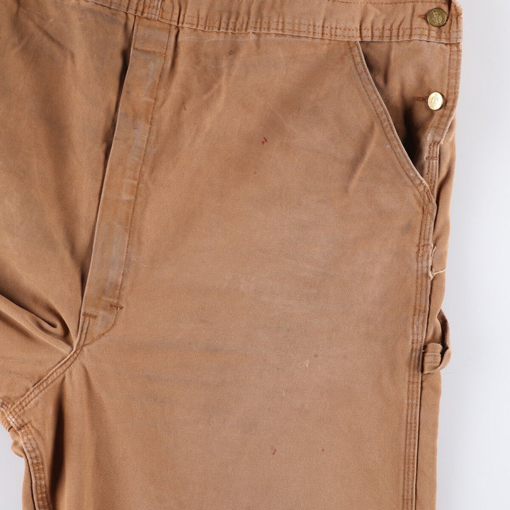Big size 90'S Dickies Duck Overalls for men, equivalent to w45 cotton brown type Vintage Second Hand