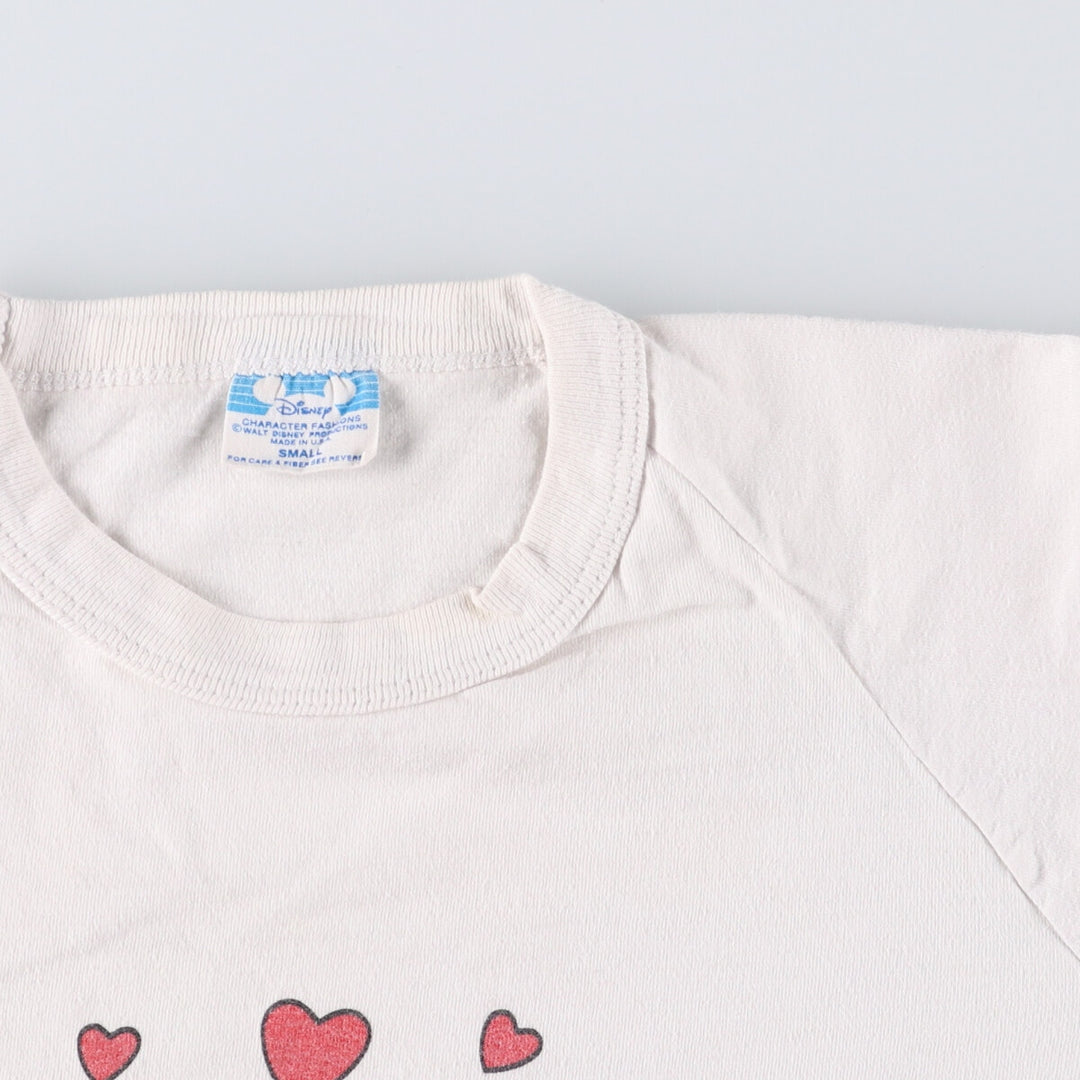Vintage 1980'S Disney Minnie Mouse character print T-shirt, made in the USA, size S for women cotton white type Vintage Second Hand