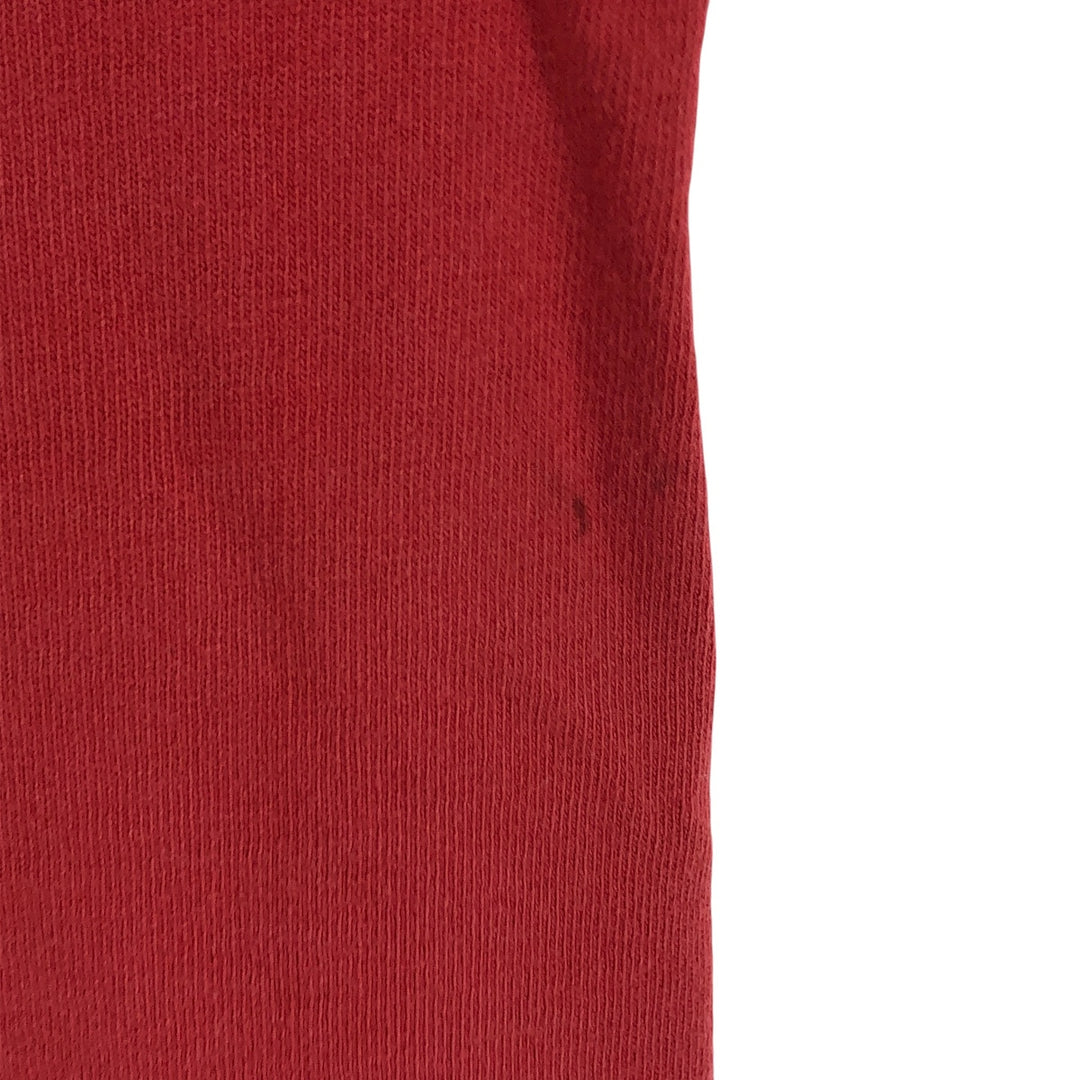 80'S Anvil Printed T-shirt Made in USA Men's XL Vintage cotton red type Vintage Second Hand