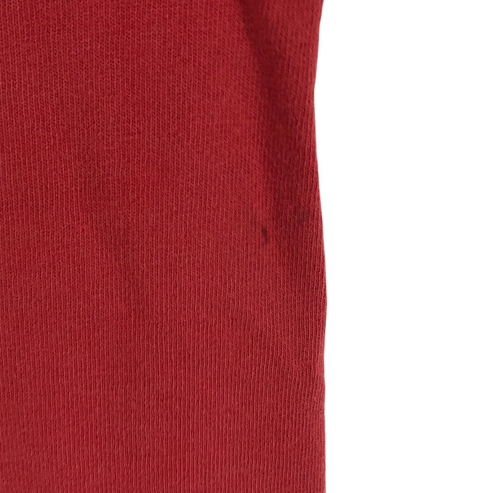 80'S Anvil Printed T-shirt Made in USA Men's XL Vintage cotton red type Vintage Second Hand